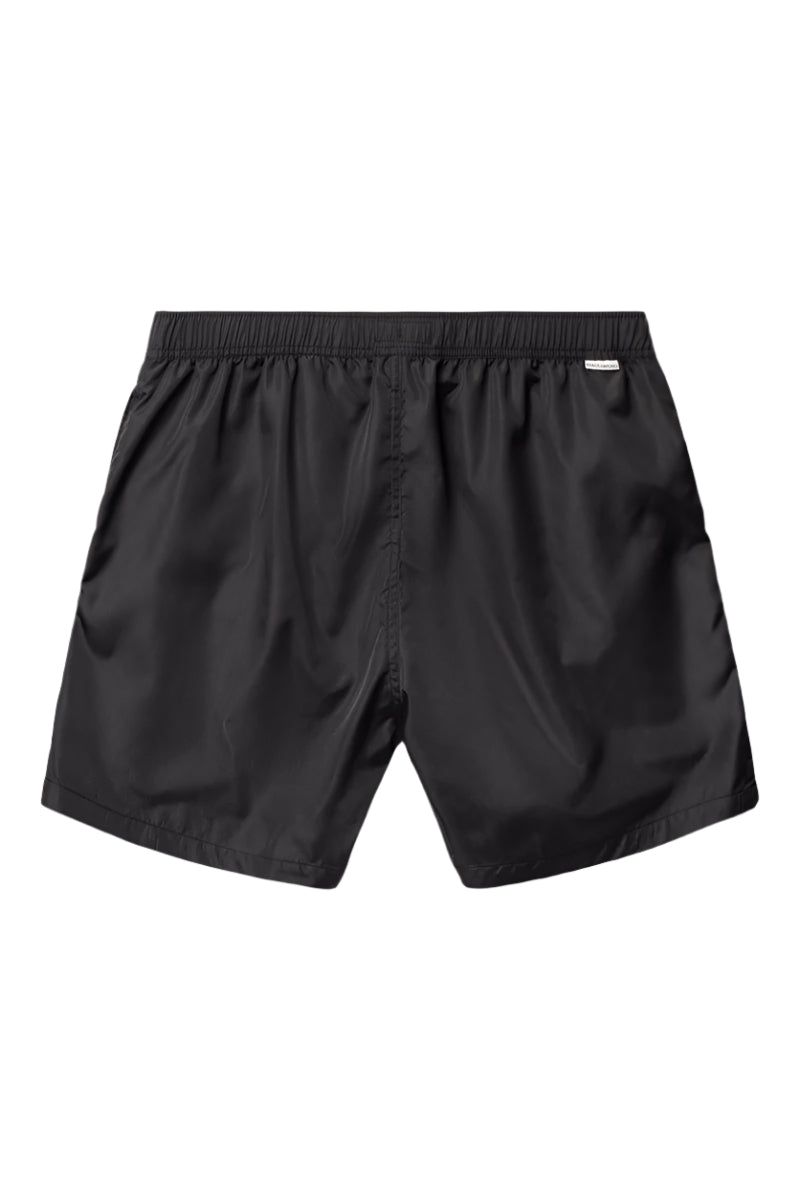 Black shorts on a light gray background