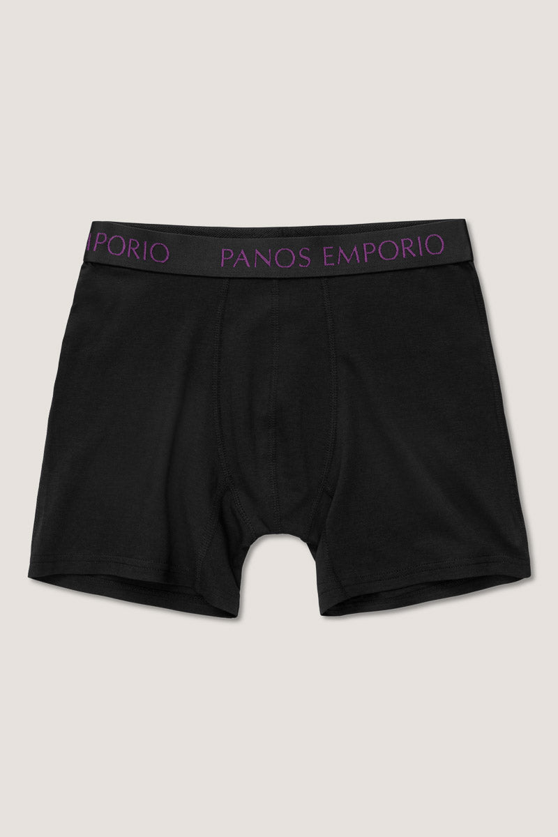 3pk Base Bamboo Boxer - Black/Asphalt/Steel Grey