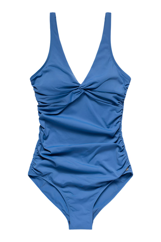 Simi Solid Swimsuit Recycled - High tide