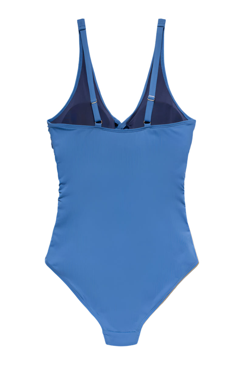 Simi Solid Swimsuit Recycled - High tide