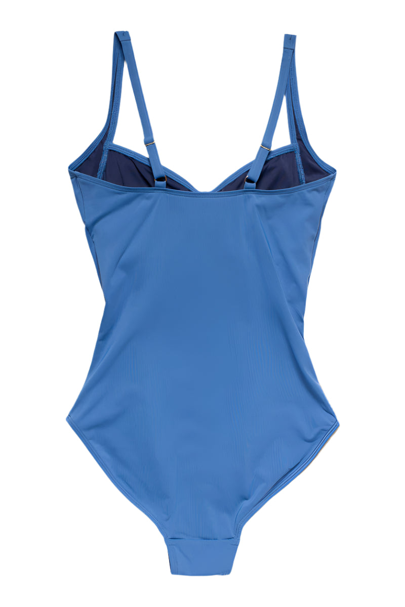 Potenza Solid swimsuit Recycled - High tide