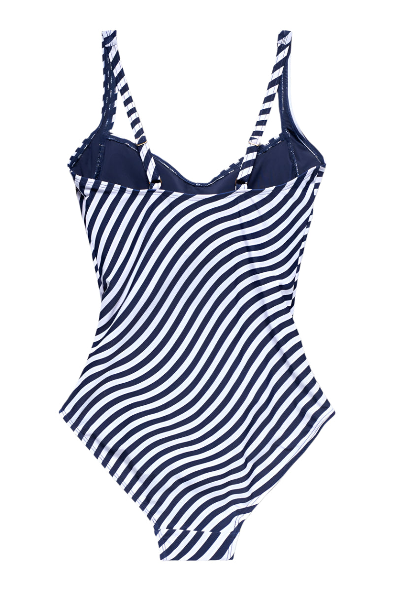 Wave Potenza swimsuit - Navy/White
