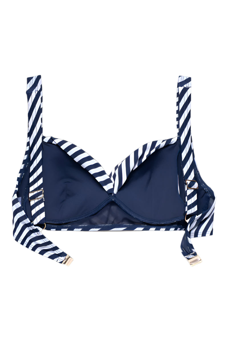 Wave Medea top - Navy/White