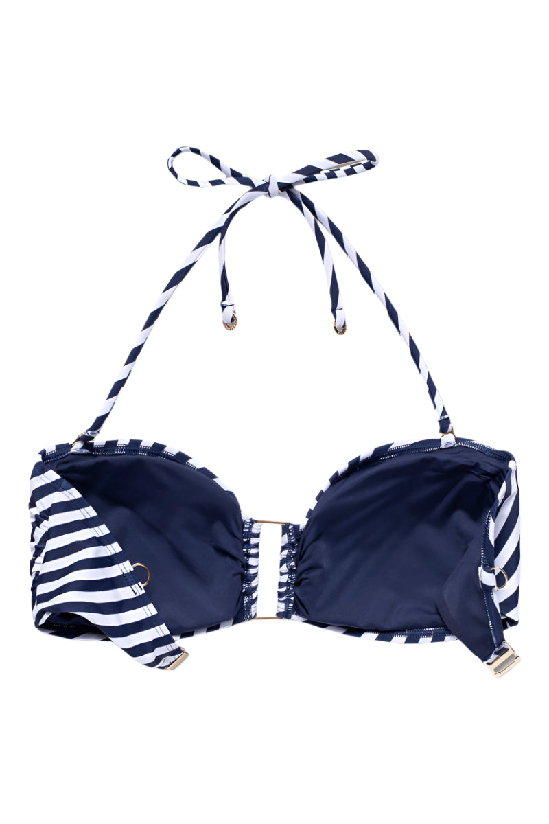 Wave Circe top - Navy/White