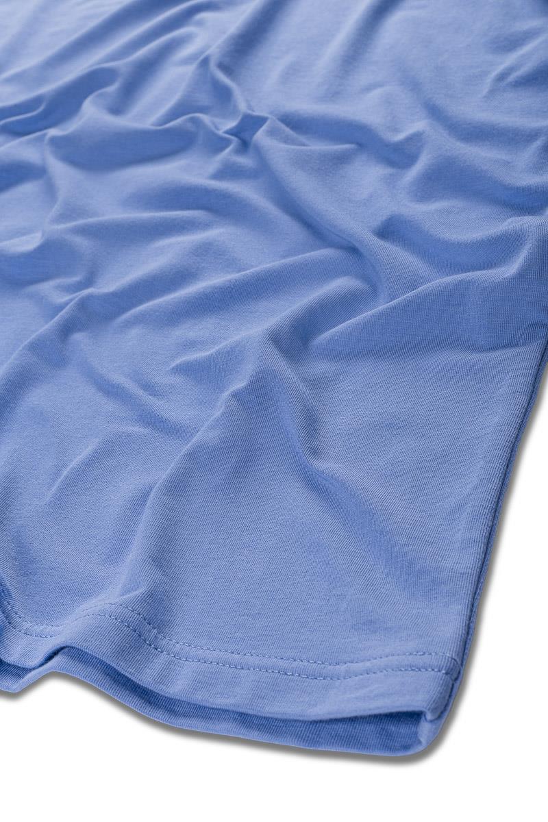 Panos Emporio Eco Bamboo and Organic Cotton T-shirt Crew, Colour: Light Blue