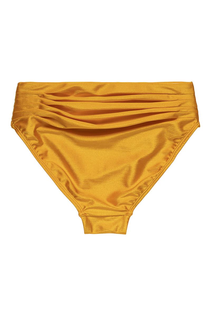 High Waisted Olympia Bikini Brief, Amber.