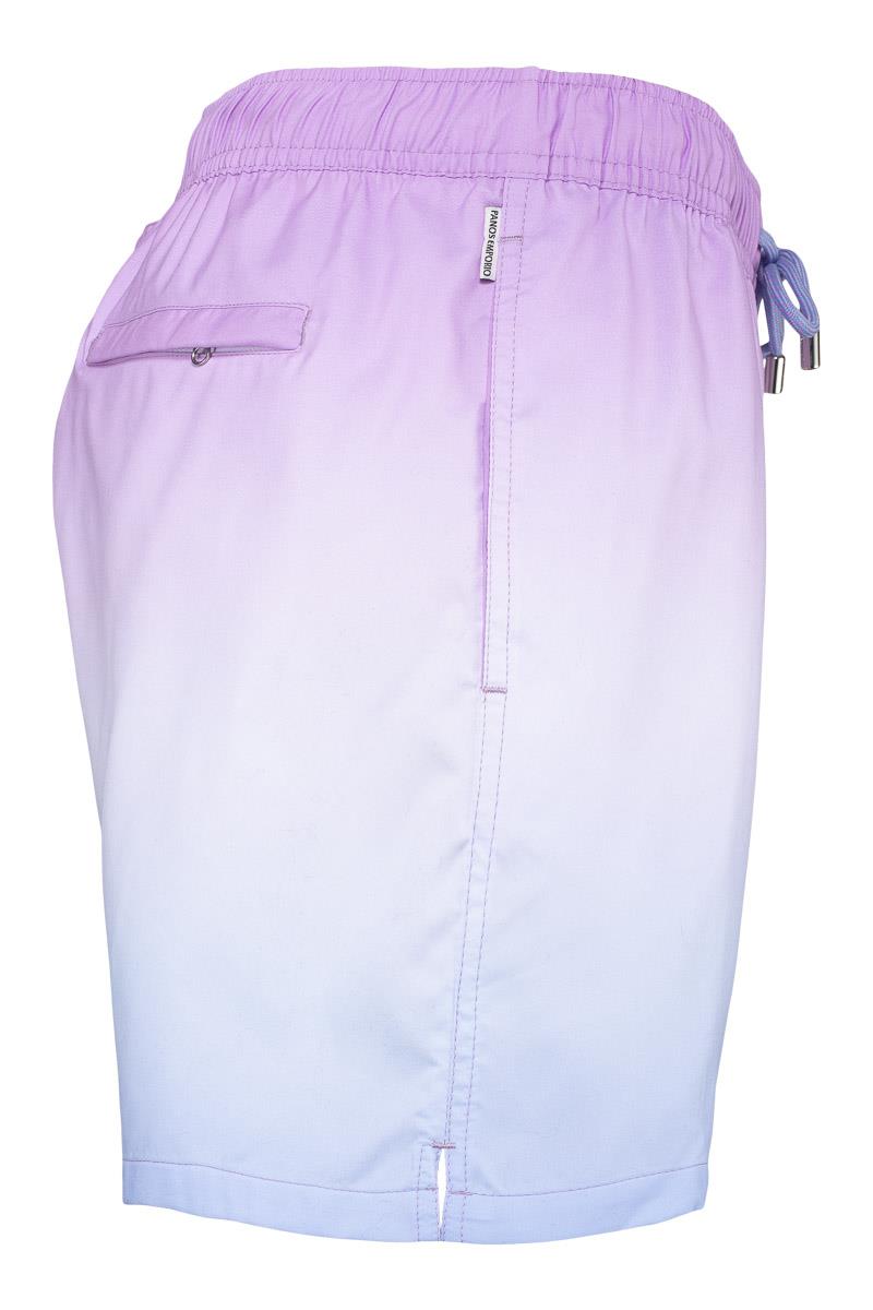 Classic Swimming Trunks, Blue/Lilac Dip Dye