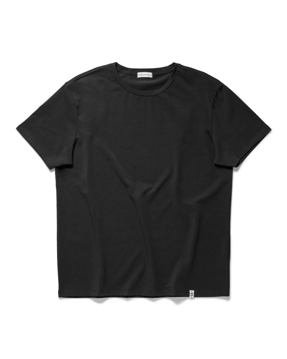 Panos Emporio Organic Cotton T-Shirt, Black