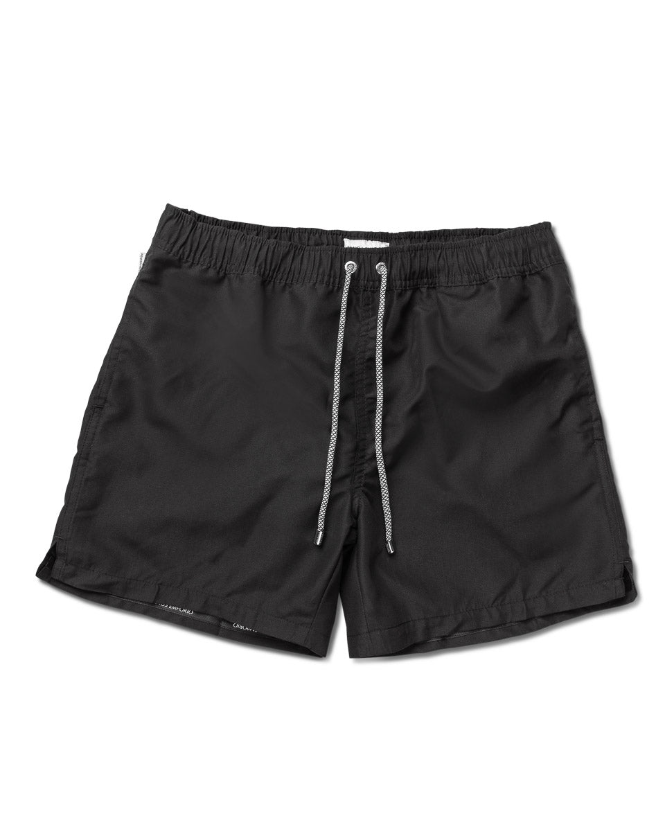 Panos Emporio Classic Trunks, Solid Black.
