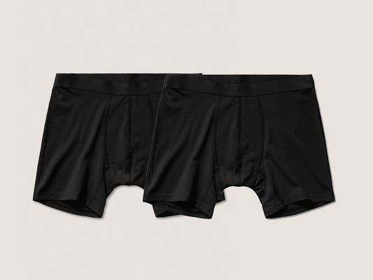 Men’s Lyocell Boxers – Black (2 Pack)