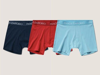Bamboo and Cotton Blend Boxer Shorts 3 Pack