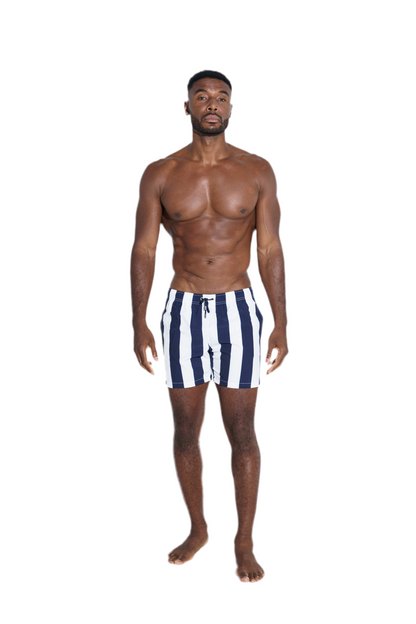 Classic Retro stripe - Navy/White