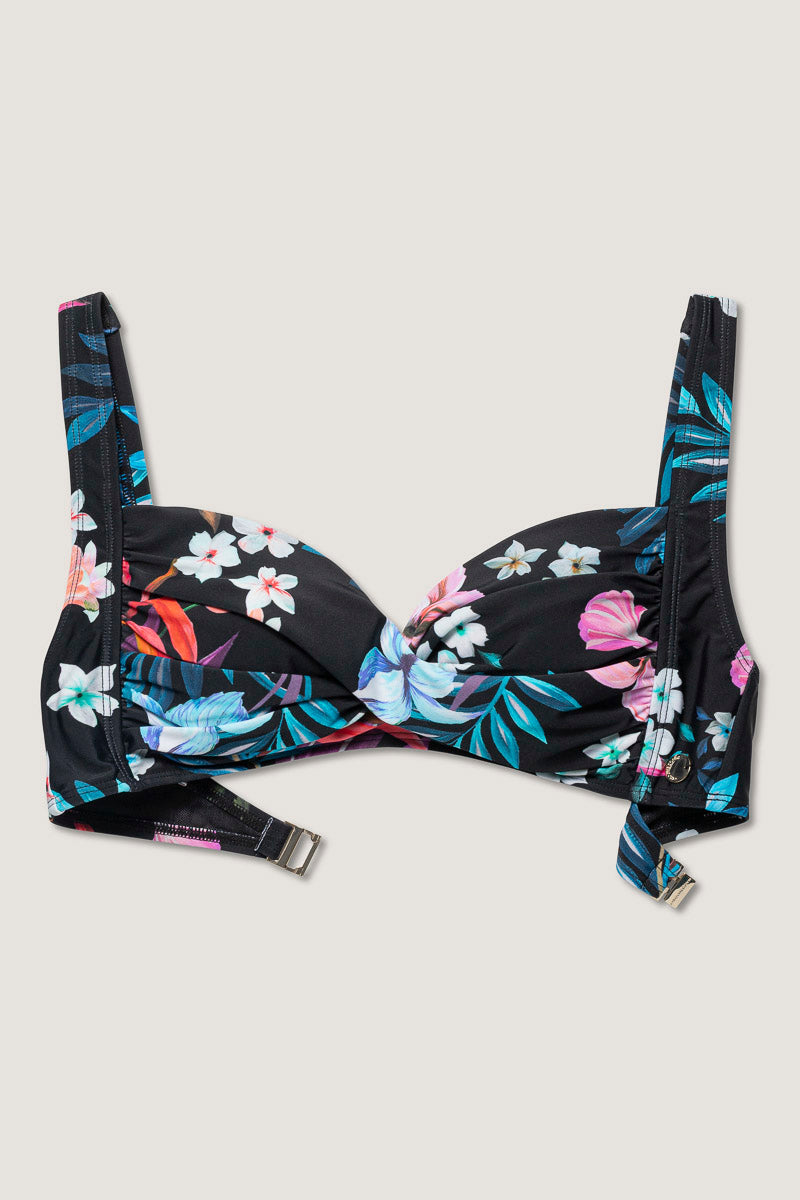 Medea Bikini Top – Night Jungle