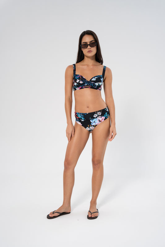 Medea Bikini Top – Night Jungle