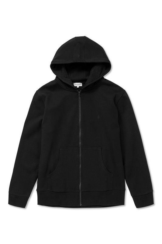 Organic Cotton Element Hoodie, Black