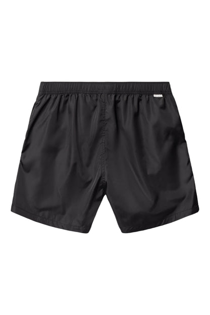 Black shorts on a light gray background