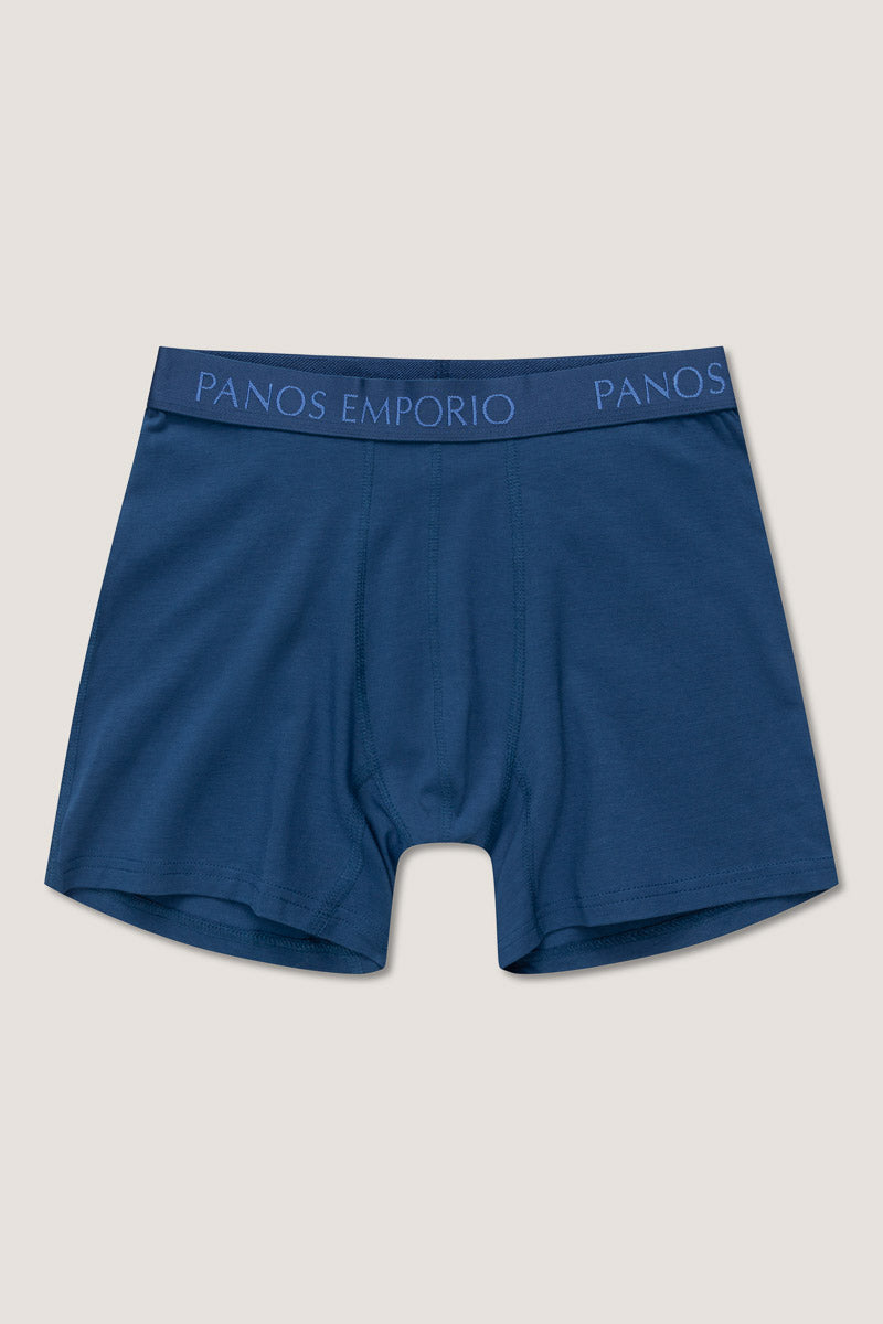 3pk Base Bamboo Boxer Set - Poseidon/High Tide/Blue Meander