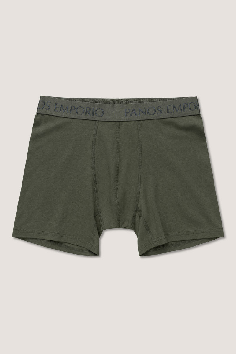 3pk Base Bamboo Boxer - Tamac/Asphalt/Forest