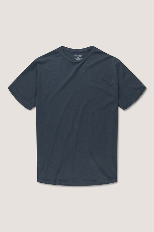 Bamboo/Cotton Crew T-Shirt - Asphalt