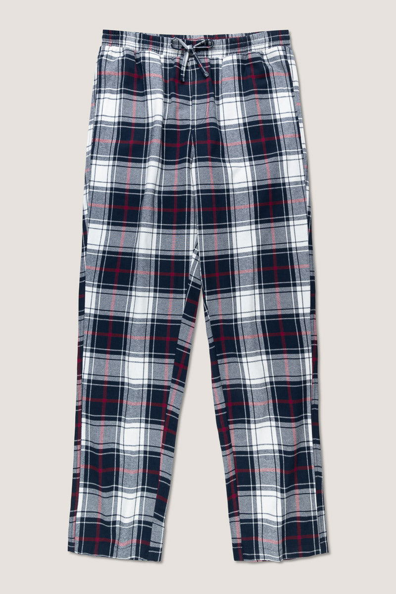 Pyjama trousers - Cream Plaid