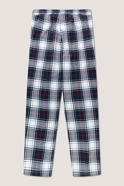 Pyjama trousers - Cream Plaid