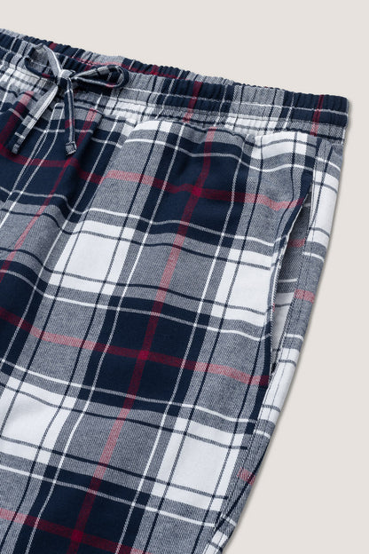 Pyjama trousers - Cream Plaid