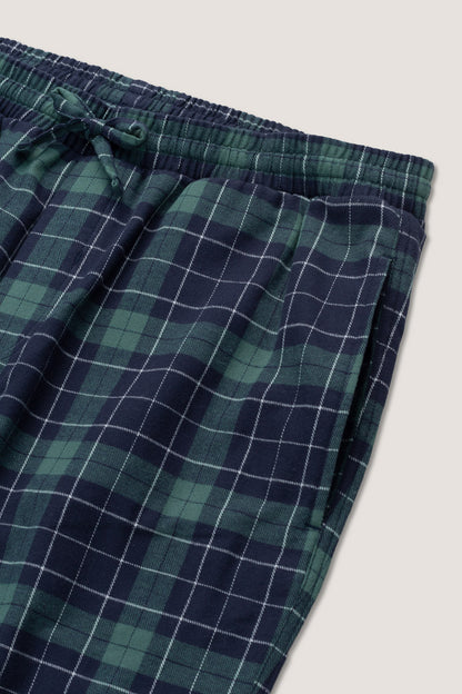 Pyjama trousers - Green Plaid