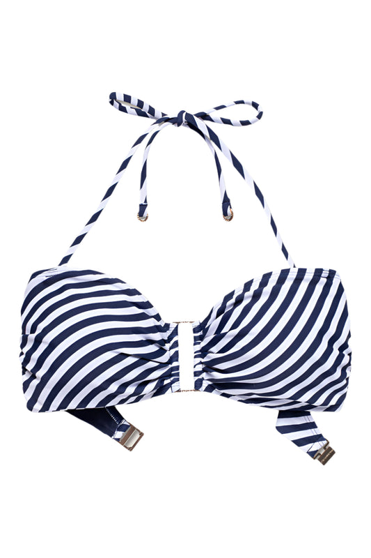 Wave Circe top - Navy/White