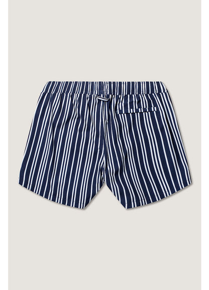 Classic Swim Shorts pinstripe -  Navy/White