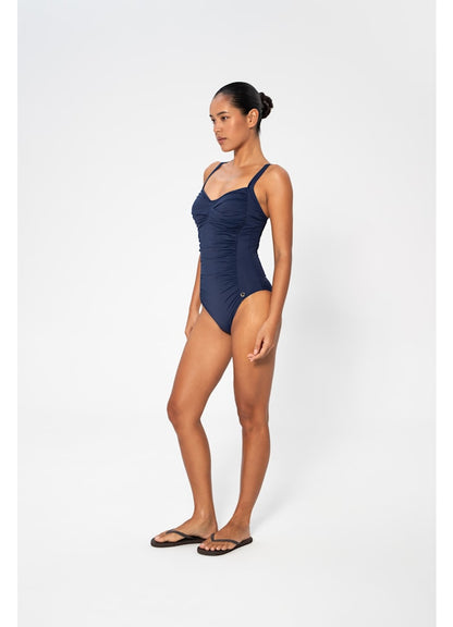 Panos Emporio  Shaping Potenza Swimsuit, Navy