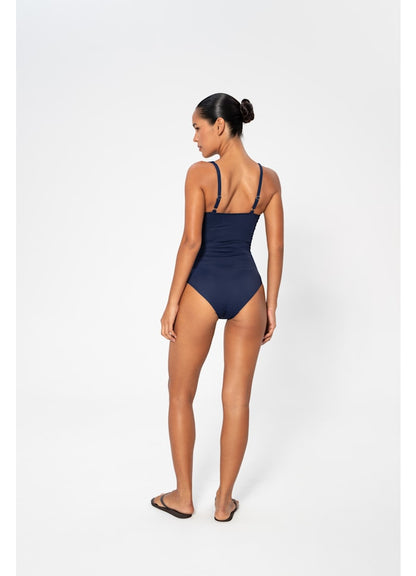 Panos Emporio  Shaping Potenza Swimsuit, Navy