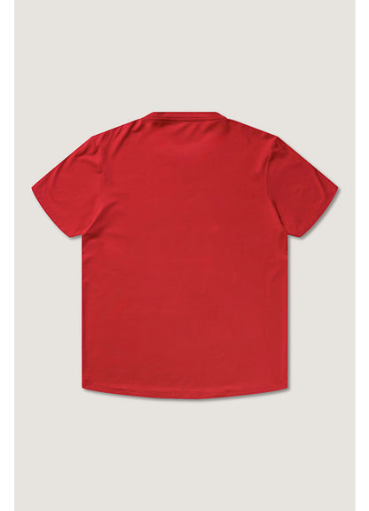 Bamboo/Cotton Crew Tee – Lipstick Red
