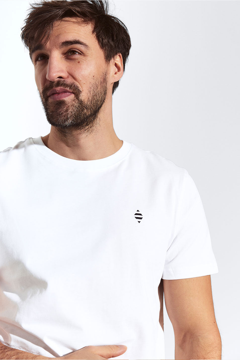 Panos Emporio  Organic Cotton Element T-Shirt, White
