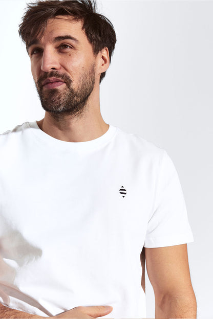 Panos Emporio  Organic Cotton Element T-Shirt, White