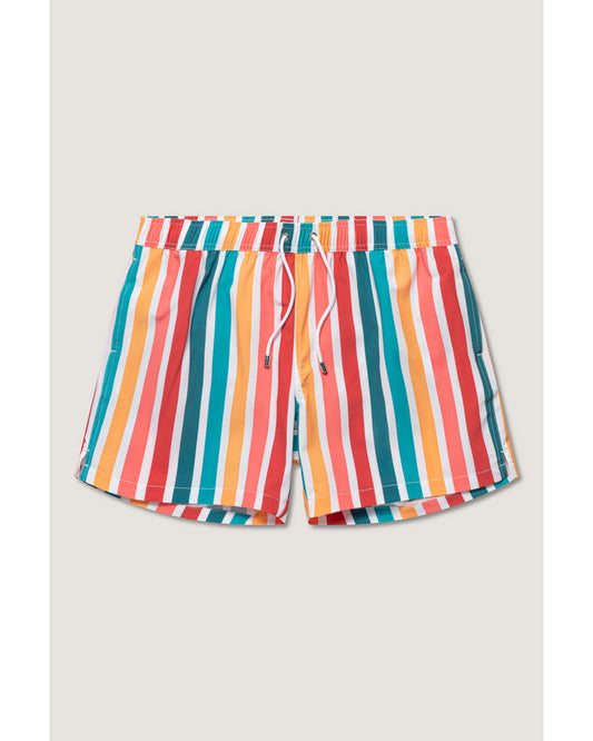 The Classic Swim Shorts – Multistripe