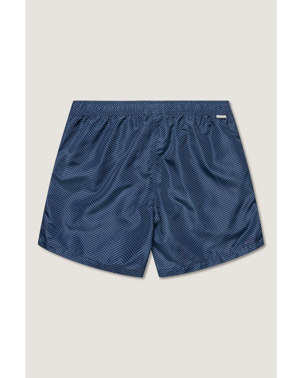 LUXE Ultra-Light Swim Shorts – Dark Blue Herringbone