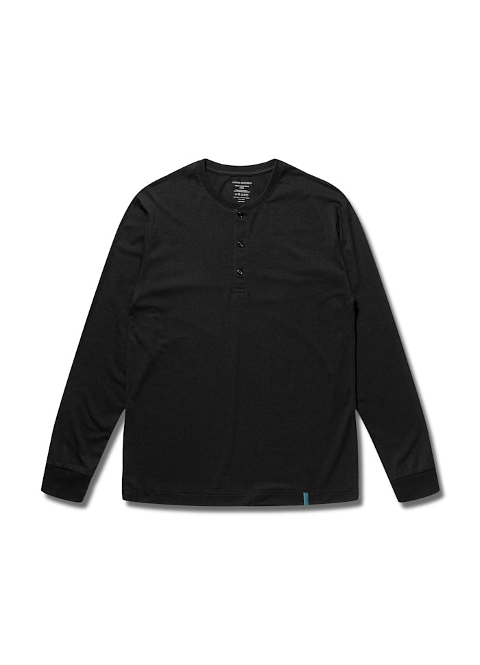 Panos Emporio Lounge Henley Cotton Bamboo Jumper