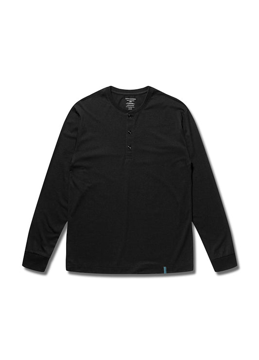 Panos Emporio Lounge Henley Cotton Bamboo Jumper