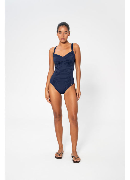 Panos Emporio  Shaping Potenza Swimsuit, Navy