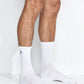 Organic Cotton Ribbed Crew Socks, 3 Pack