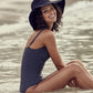 Shaping Potenza Swimsuit, Black Dot