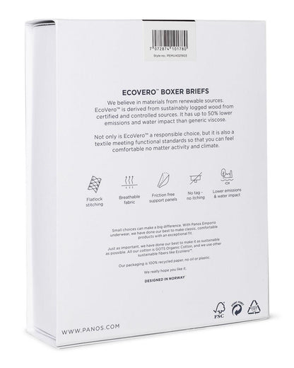 Panos Emporio EcoVero Boxers - 2 Pack, Black