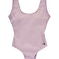 Thyme Sienna High Cut Swimsuit, Soft Lilac