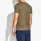 Eco Bamboo and Organic Cotton T-shirt Crew, Olive