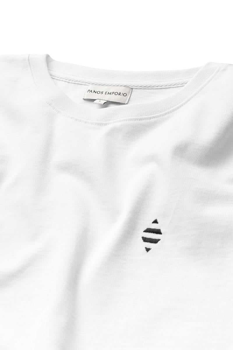 Panos Emporio  Organic Cotton Element T-Shirt, White