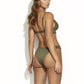 Thyme Theia Bralette Bikini Top, Green