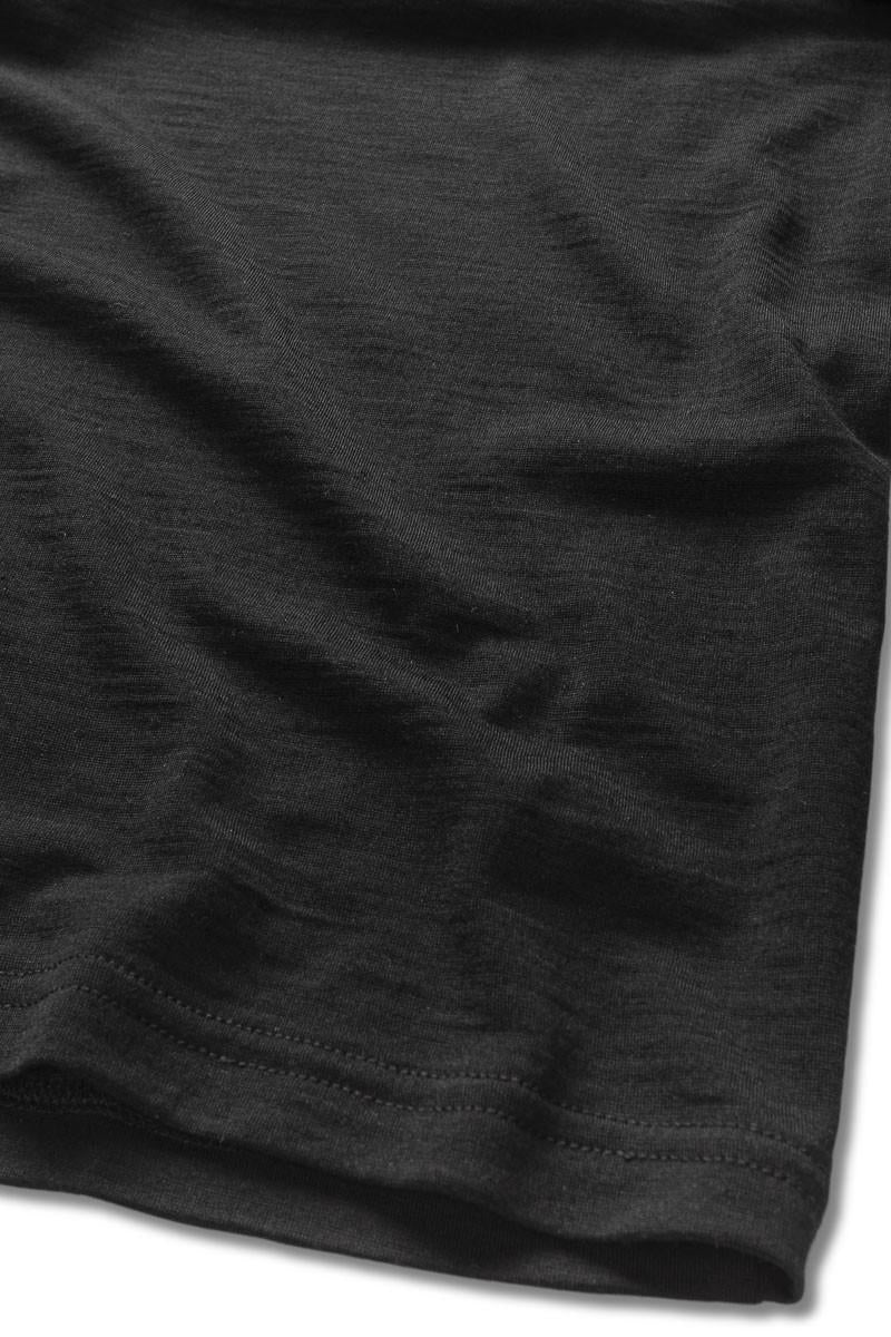 Eco Merino Wool T-Shirt, Black