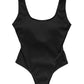 Thyme Sienna High Cut Swimsuit, Black