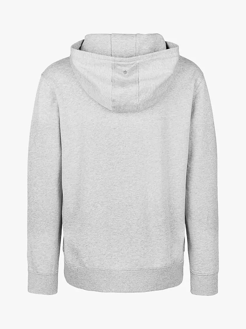 Panos Emporio  Organic Cotton Element Hoodie, Grey Melange