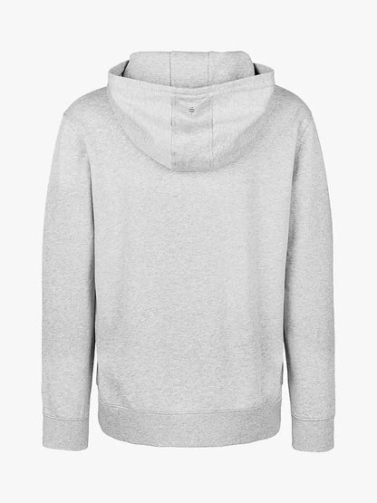 Panos Emporio  Organic Cotton Element Hoodie, Grey Melange